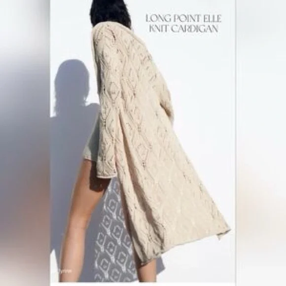 Zara Long Knit Cardigan Sz S - Picture 3 of 7